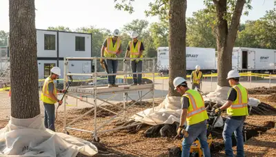Root protection service in Sarasota, FL for healthy trees on residential property