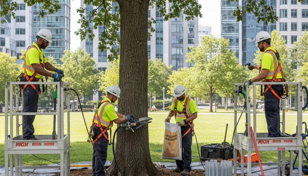 Professional root protection for trees in Sarasota, FL by Tree Services Sarasota FL