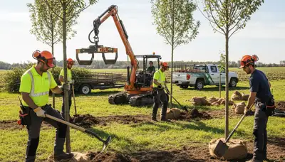 Tree planting service in Sarasota, FL for coastal-friendly landscape installation