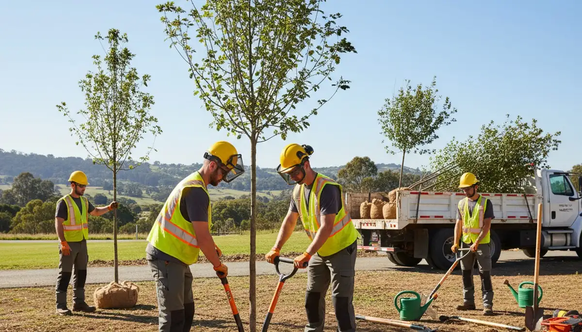 Tree planting service in Sarasota, FL for coastal yards and healthy landscape growth