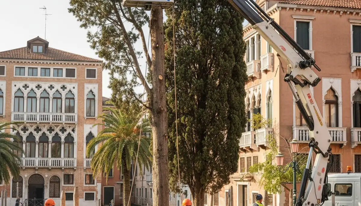 Tree service crew in Sarasota, FL providing professional tree trimming and removal